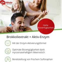 Brokkoliextrakt + Aktiv-Enzym Dr. Wolz magensaftresistent Kapseln , 60 St