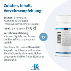 Bromelain 500 mg Kapseln, 60 St