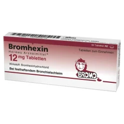Hermes Bromhexin Arzneimittel® 12 mg Tabletten, 50 St> Hustenlöser
