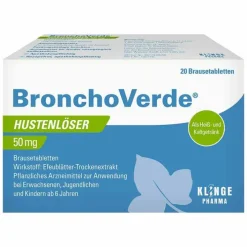 Bronchoverde ® Hustenlöser 50 mg Brausetabletten, 20 St> Hustenlöser