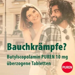 Butylscopolamin PUREN 10 mg Tabletten, 50 St