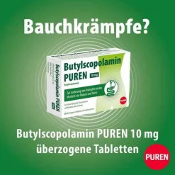 Butylscopolamin PUREN 10 mg Tabletten, 20 St