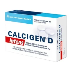Calcigen D intens 1000 mg / 880 I.E. Kautabletten, 48 St> Calcium