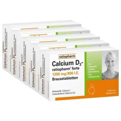 Ratiopharm Calcium D3 forte Brausetabletten, 100 St> Calcium
