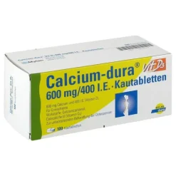 Dura Calcium Vit D3 600 mg / 400 I.E. Kautabletten, 100 St> Calcium