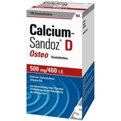 Calcium Sandoz D Osteo Kautabletten, 120 St