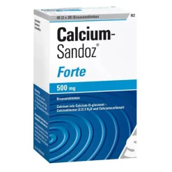 Calcium Sandoz Forte 500 mg Brausetabletten, 2X20 St
