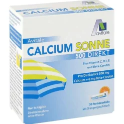 Avitale Calcium Sonne 500 Direkt Portionssticks, 30 St> Calcium