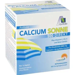 Avitale Calcium Sonne 500 Direkt Portionssticks, 60 St> Calcium