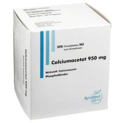 Calciumacetat 950 mg Filmtabletten, 200 St