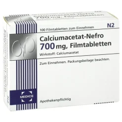 Medice Calciumacetat Nefro 700 mg Filmtabletten, 100 St> Calcium