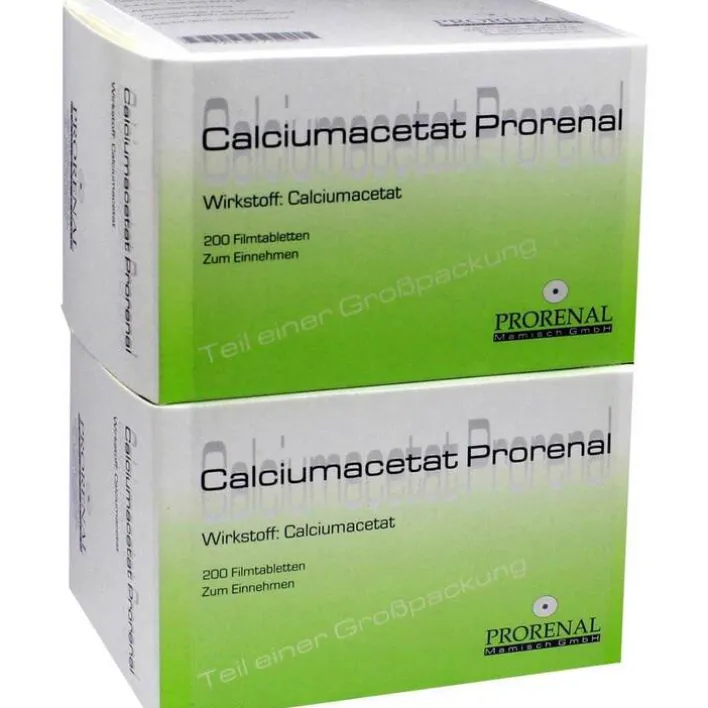 Calciumacetat Prorenal 500 mg Filmtabletten, 200 St> Calcium