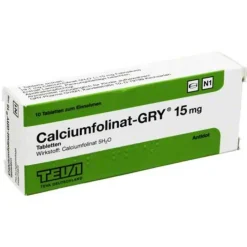 Calciumfolinat-GRY Calciumfolinat Gry 15 Tabletten, 10 St> Calcium
