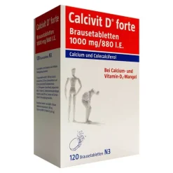 Calcivit D forte Brausetabletten, 120 St> Calcium