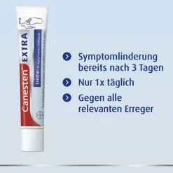 Canesten EXTRA Creme gegen Haut- und Fußpilzerkrankungen, 50 g><noscript><img width=