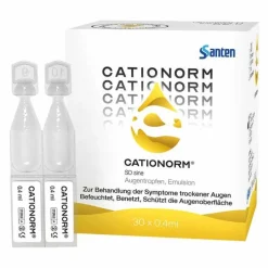 Cationorm ® SD sine Einzeldosispipetten, 30X0.4 ml> Augentropfen Trockene Augen
