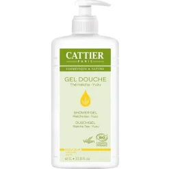 Cattier Duschgel Matcha Tee Yuzu, 1000 ml