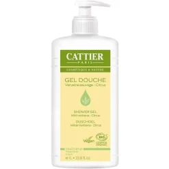 Cattier Duschgel wilde Verbena Zitrus, 1000 ml> Duschgele