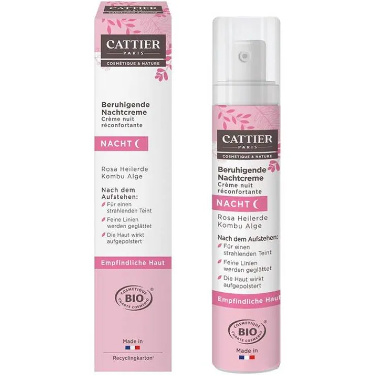 Cattier Tendre cocon beruhigende Nachtcreme, 50 ml
