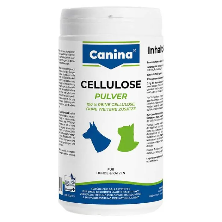 Cellulosepulver Einzelfuttermittel für Hunde / Katzen, 400 g