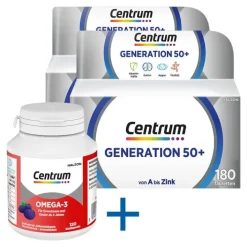 Centrum Generation 50 + Tabletten, 2x180 St> Multivitamine