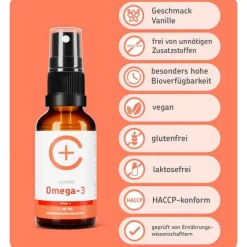 Cerascreen Omega-3 Algenöl DHA + EPA vegan Spray, 30 ml
