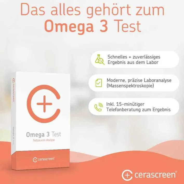 Cerascreen ® Omega-3 Test, 1 St> Sonstige Tests|Omega 3 Kapseln