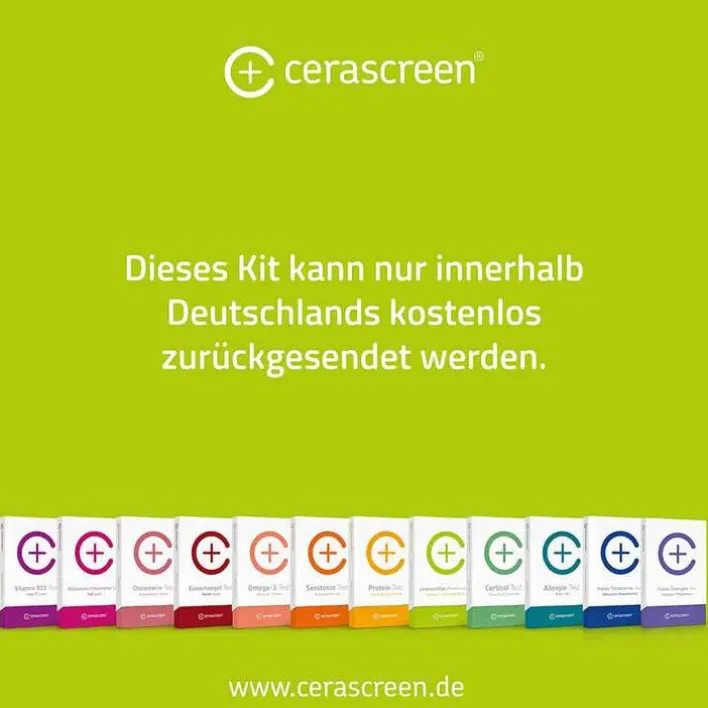 Cerascreen ® Omega-3 Test, 1 St> Sonstige Tests|Omega 3 Kapseln