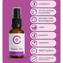 Cerascreen Vitamin B12 hochdosiert vegan Spray, 30 ml> Vitamin B12 (Cobalamin)