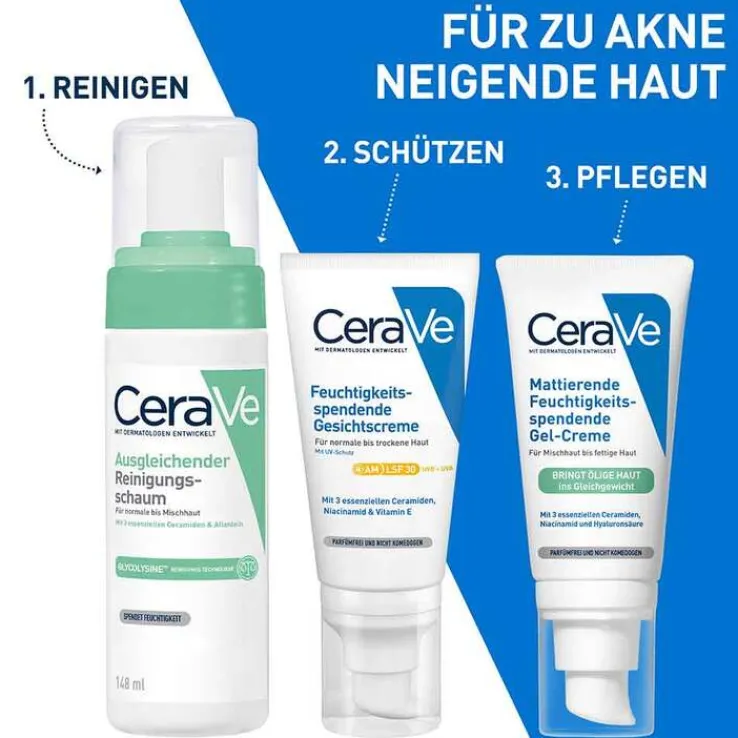 CeraVe ausgleichender Reinigungsschaum, 148 ml