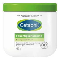 Cetaphil Feuchtigkeitscreme für trockene, empfindliche Haut, 456 ml> Trockene & Sensible Haut|Cremes & Balsame