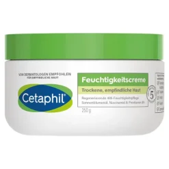 Cetaphil Feuchtigkeitscreme für trockene, empfindliche Haut, 250 g> Trockene & Sensible Haut|Cremes & Balsame