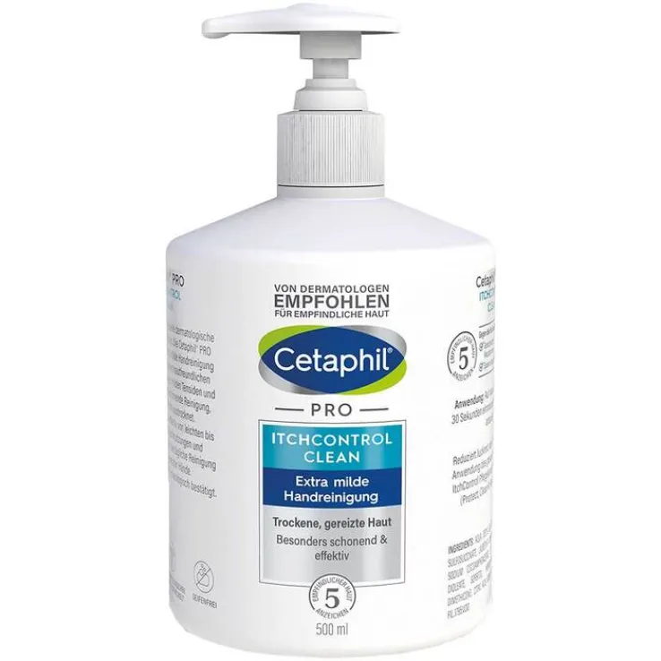 Cetaphil Pro Itch Control Clean extra milde Handreinigung , 500 ml