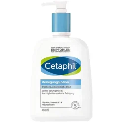 Cetaphil Reinigungslotion für trockene, empfindliche Haut, 460 ml> Reinigung