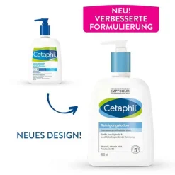 Cetaphil Reinigungslotion für trockene, empfindliche Haut, 460 ml> Reinigung