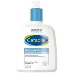 Cetaphil Reinigungslotion für trockene, empfindliche Haut, 236 ml