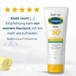 Cetaphil Sun sensitive Gel-Creme SPF 50 + Sonnenschutz, 200 ml