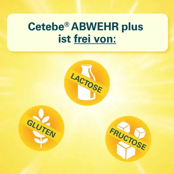 Cetebe Abwehr plus Vitamin C + Vitamin D3 + Zink Kapseln, 60 St> Zink|Vitamin D (Colecalciferol)