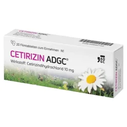 CETIRIZIN ADGC Filmtabletten, 20 St