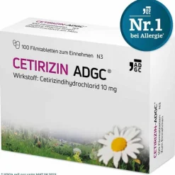 CETIRIZIN ADGC Filmtabletten, 100 St