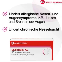 Aliud Pharma CETIRIZIN AL 10 mg Filmtabletten, 100 St><noscript><img width=