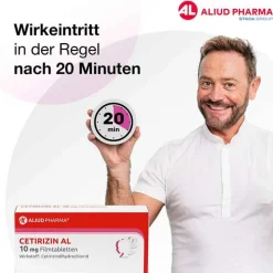 Aliud Pharma CETIRIZIN AL 10 mg Filmtabletten, 7 St><noscript><img width=