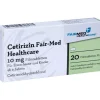 Fairmed Cetirizin Fair-Med Healthcare 10 mg Filmtabletten, 20 St> Allergie Tabletten