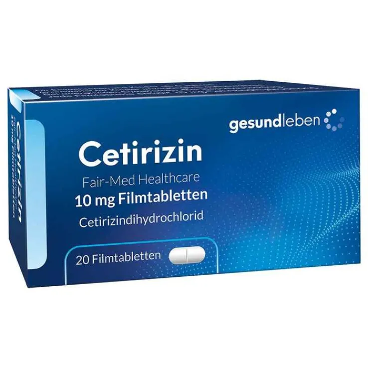 Cetirizin Fair-Med Healthcare 10 mg Filmtabletten, 50 St