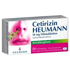Cetirizin HEUMANN 10 mg Filmtabletten, 20 St