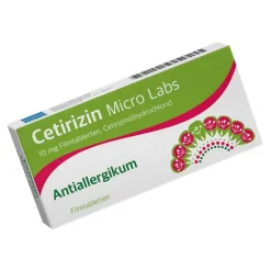 Micro Labs Cetirizin 10 mg Filmtabletten, 50 St> Cetirizin|Allergie Tabletten