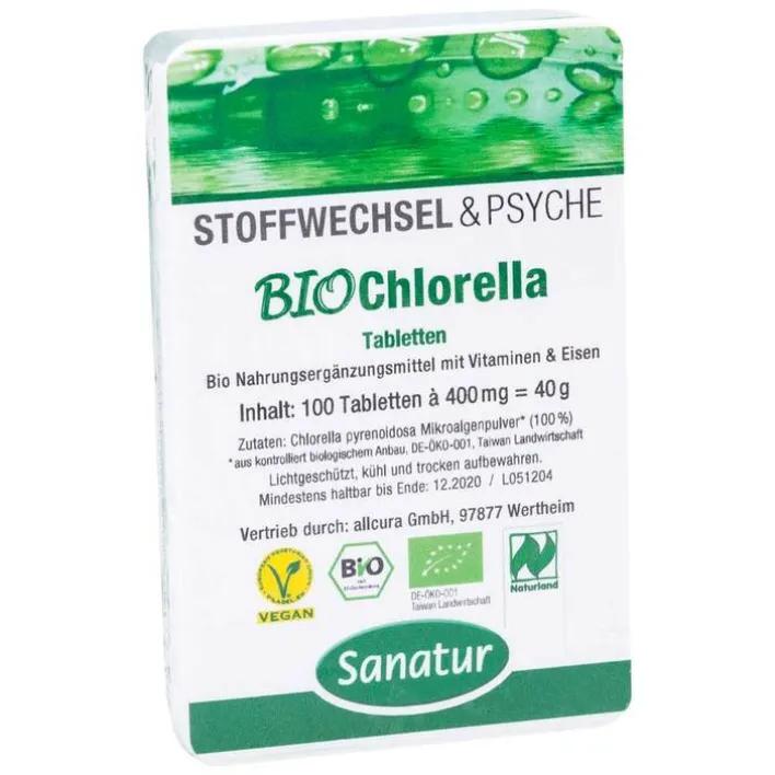 Allcura Chlorella Bio Tabletten, 100 St> Chlorella|Sonstige Bio Produkte