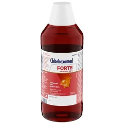 Chlorhexamed FORTE alkoholfrei 0,2 % Mundspülung, antibakteriell, 600 ml> Zahnfleischentzündung Medikamente|Prophylaxe