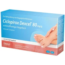 Ciclopirox Dexcel® 80 mg/g wirkstoffhaltiger Nagellack, 3.3 ml