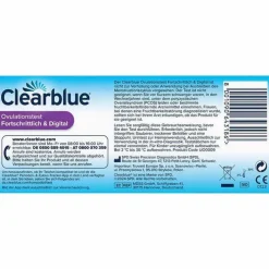 Clearblue Ovulationskit Fortschrittlich & Digital, 20 St> Ovulationstest|Familienplanung